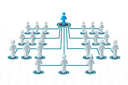 Networking Concept with Abstract People
